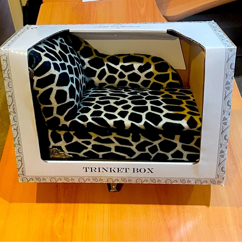 Animal Print Jewelry and Trinket Box